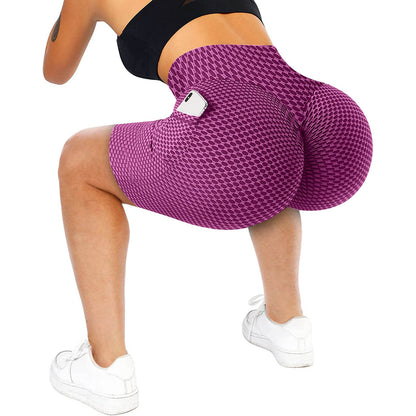 Seamless Sports Shorts For Women Hip Push Up Short Leggings High Waist Gym Yoga Shorts Tummy Control Shorts Lose Weight
