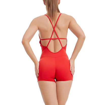 Backless Yoga Set Workout Sport Suit